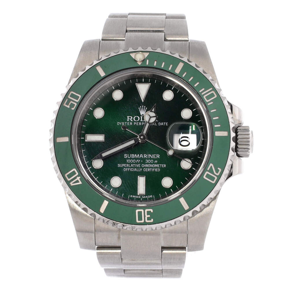 Rolex 40 Oyster Perpetual Submariner Hulk Date Automatic Watch